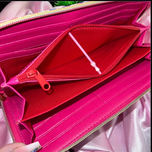 Dooney & Bourke Multicolor Long Zip Wallet🩷💚💙💛🩵 - Picture 7 of 7